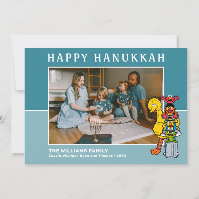 Sesame Street | Glad Hanukkah Julkort (Framsida)