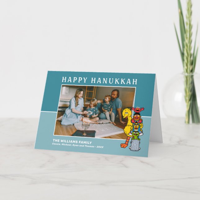 Sesame Street | Glad Hanukkah Kort (Framsida)