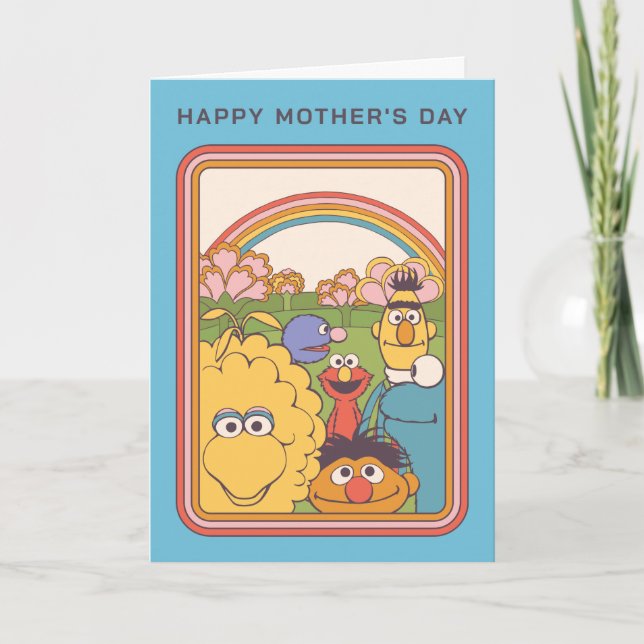 Sesame Street Glad mors dag Helgkort (Framsida)