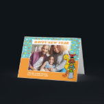 Sesame Street | GOTT NYTT ÅR Kort<br><div class="desc">Fira säsongen med det här söta Sesame Street Gott nytt år-kortet. Anpassa med foto,  namn och år!</div>