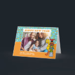 Sesame Street | GOTT NYTT ÅR Kort<br><div class="desc">Fira säsongen med det här söta Sesame Street Gott nytt år-kortet. Anpassa med foto,  namn och år!</div>