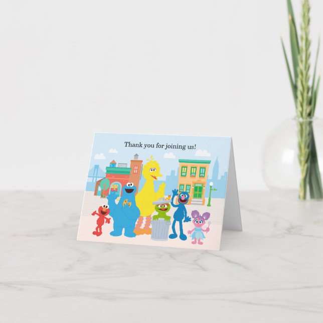 Sesame Street | Grannskapsscen Tack Kort (Framsida)