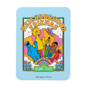 Sesame Street Grannskapsvänner Magnet