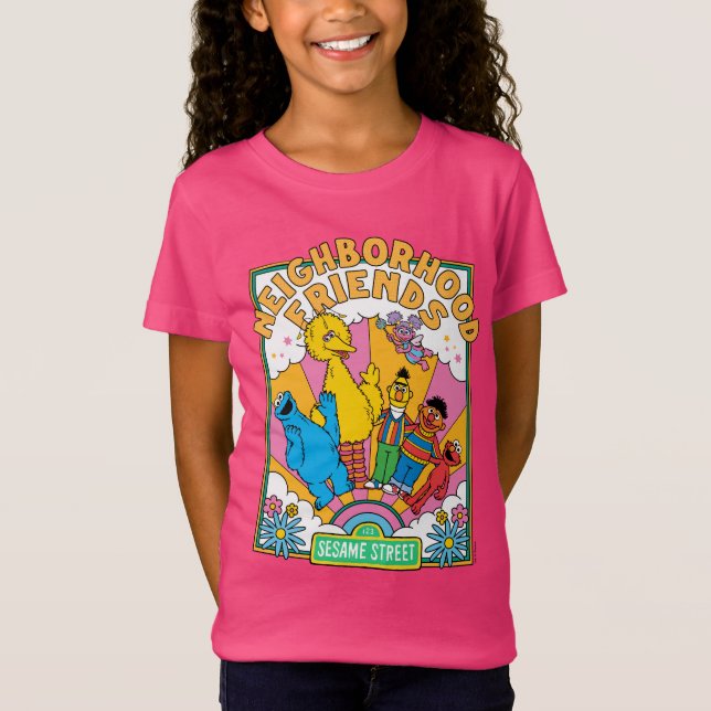 Sesame Street | Grannskapsvänner T Shirt (Framsida)