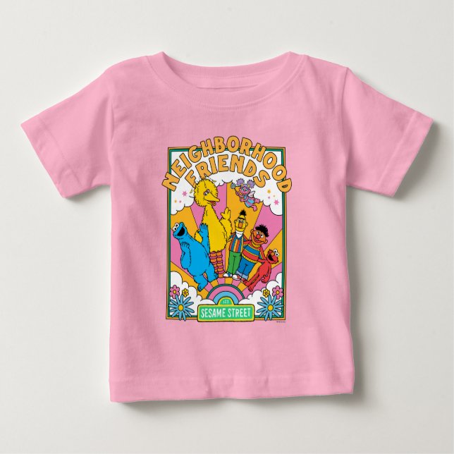 Sesame Street | Grannskapsvänner T Shirt (Framsida)