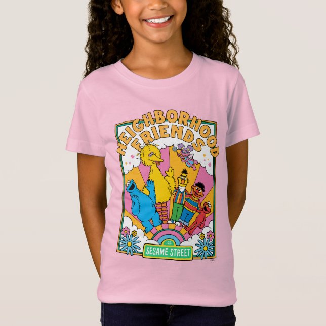 Sesame Street | Grannskapsvänner T Shirt (Framsida)