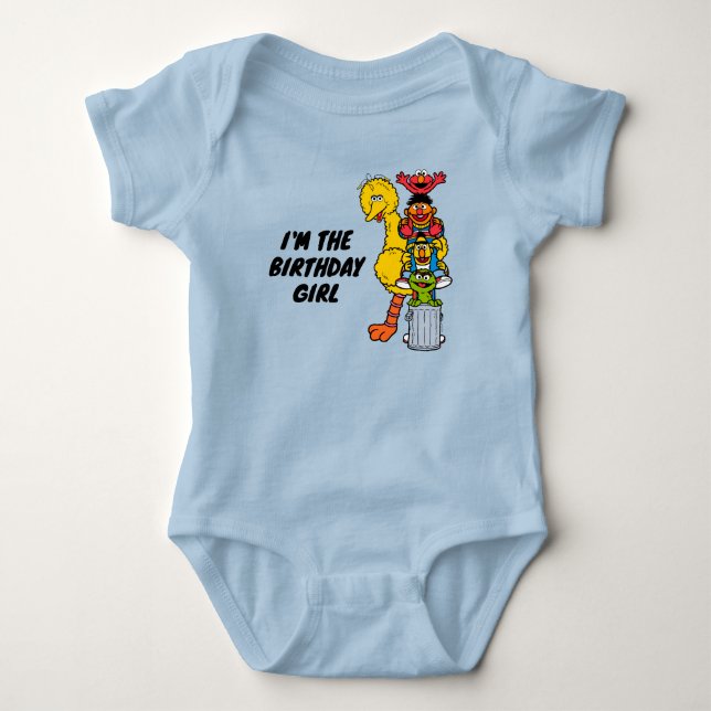 Sesame Street | Grattis på födelsedagen Pals T Shirt (Framsida)