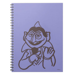 Sesame Street Greve von Count Bright Anteckningsbok