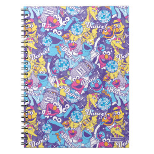 Sesame Street Groovy Dance Mönster Anteckningsbok