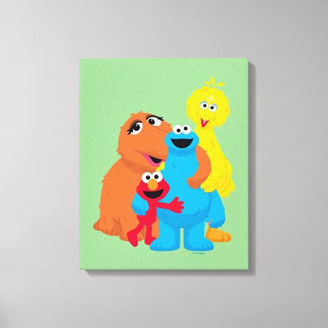 Sesame Street | Group Hug Canvastryck (Framsida)