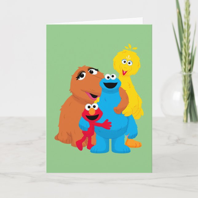 Sesame Street | Group Hug Helgkort (Framsida)