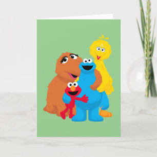 Sesame Street   Group Hug Helgkort