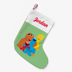Sesame Street   Group Hug   Lägg till ditt namn Liten Julstrumpa