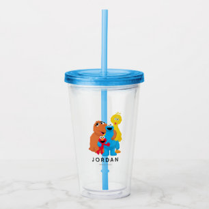 Sesame Street Group Hug Lägg till ditt namn Take Away Mugg