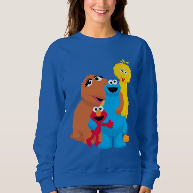 Sesame Street | Group Hug T Shirt (Framsida)