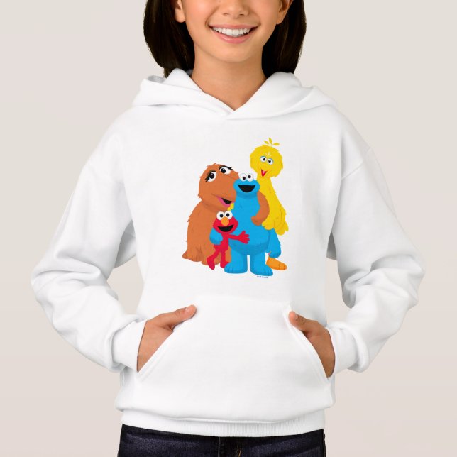 Sesame Street | Group Hug T Shirt (Framsida)