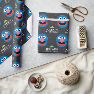 Sesame Street   Grover Birthday Chalkboard Presentpapper