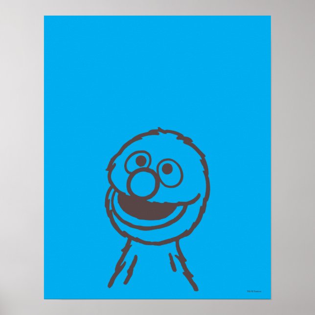 Sesame Street | Grover Bright Poster (Framsidan)