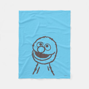 Sesame Street Grover Fleecefilt