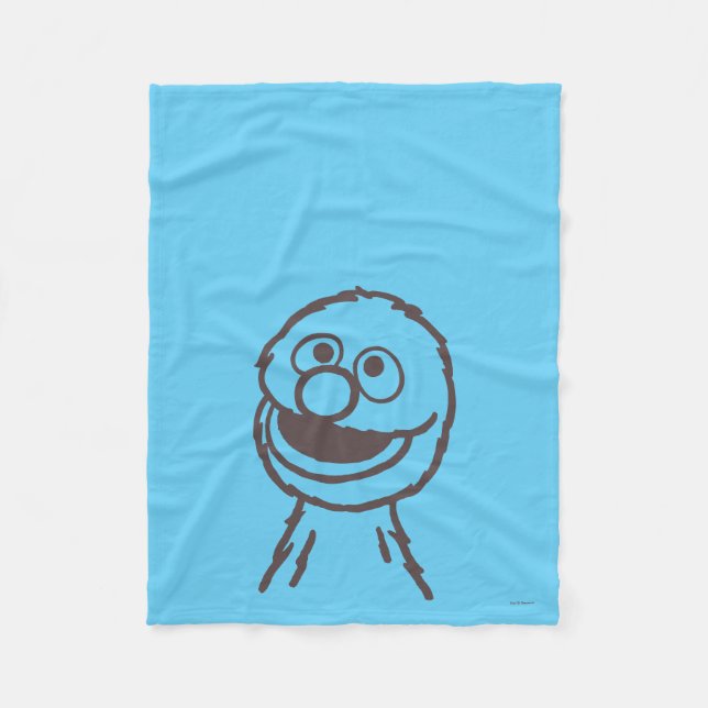 Sesame Street | Grover Fleecefilt (Framsidan)