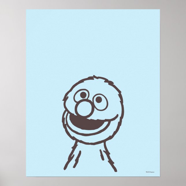 Sesame Street | Grover Poster (Framsidan)