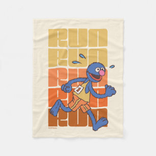 Sesame Street Grover Springa Fleecefilt