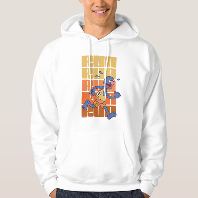 Sesame Street | Grover Springa Hoodie (Framsida)
