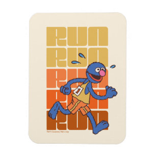 Sesame Street Grover Springa Magnet