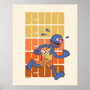 Sesame Street   Grover Springa Poster