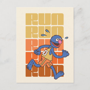 Sesame Street Grover Springa Vykort