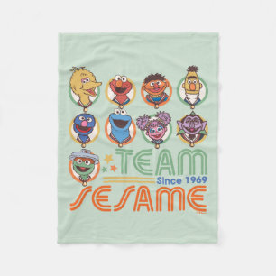 Sesame Street   Gruppens namn sedan 1969 Fleecefilt