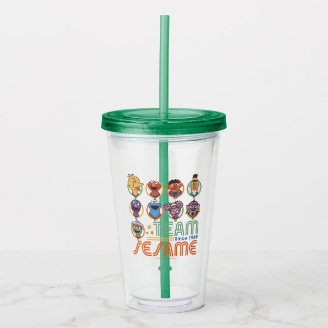 Sesame Street | Gruppens namn sedan 1969 Take Away Mugg (Framsida)