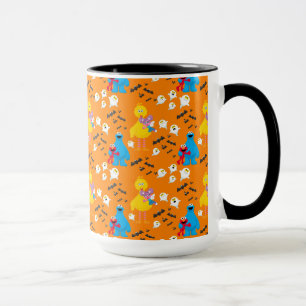 Sesame Street Halloween Fladdermus & Spöken Mönste Mugg
