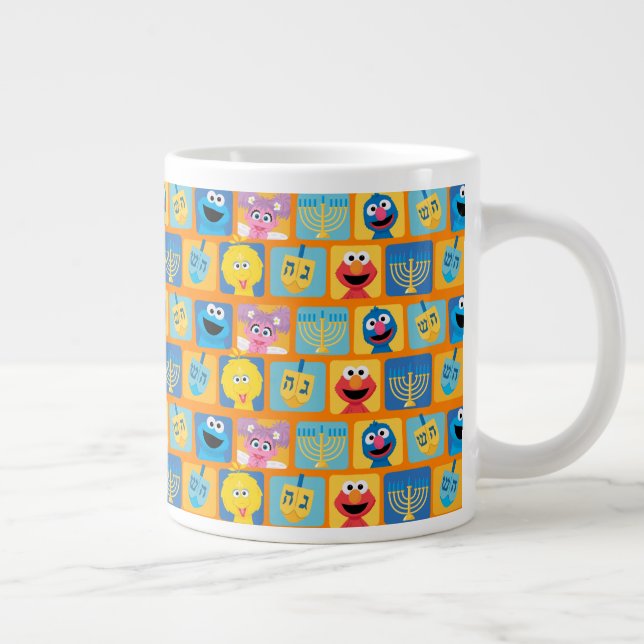 Sesame Street Hanukkah Mönster Jumbo Mugg (Höger)