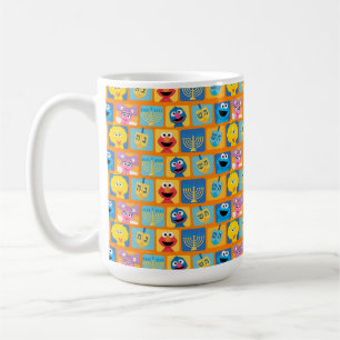 Sesame Street Hanukkah Mönster Kaffemugg