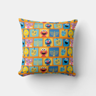Sesame Street Hanukkah Mönster Kudde