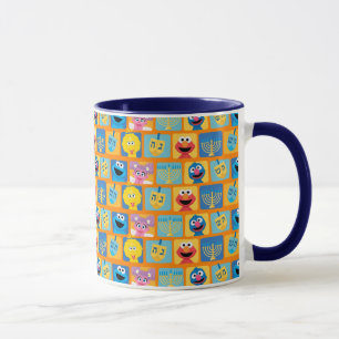 Sesame Street Hanukkah Mönster Mugg