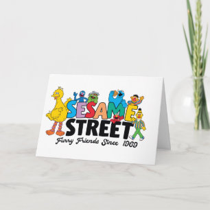 Sesame Street Hårigets vänner sedan 1969 Kort