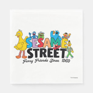 Sesame Street   Hårigets vänner sedan 1969 Pappersservett