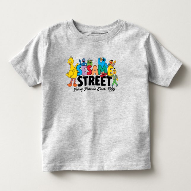 Sesame Street | Hårigets vänner sedan 1969 T Shirt (Framsida)