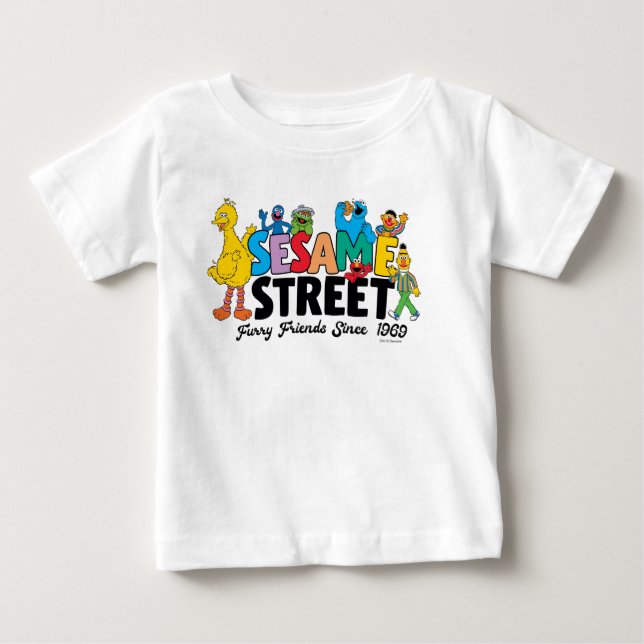 Sesame Street | Hårigets vänner sedan 1969 T Shirt (Framsida)