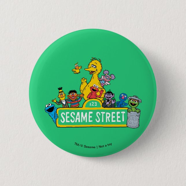 Sesame Street | Hela gatunumnet runt Knapp (Framsida)