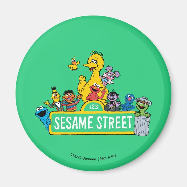 Sesame Street | Hela gatunumnet runt Magnet (Framsidan)