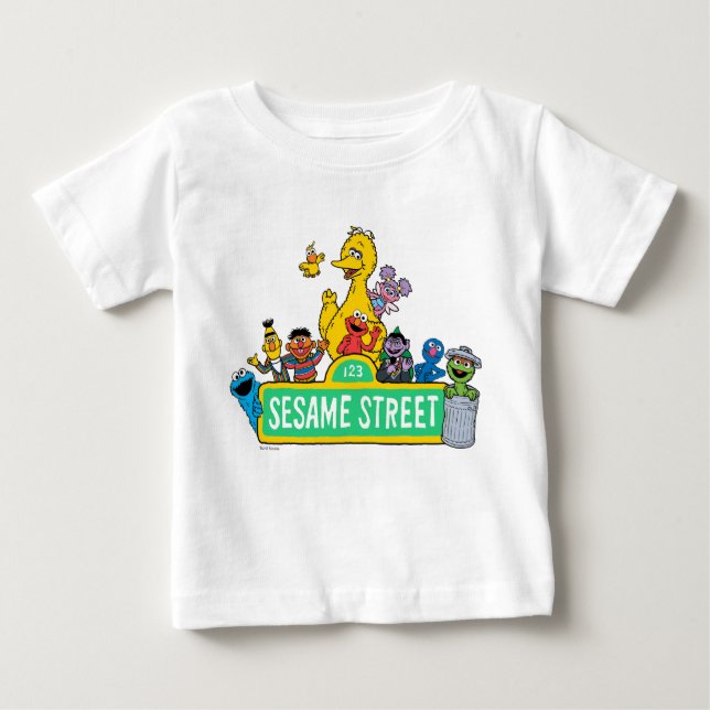 Sesame Street | Hela gatunumnet runt T Shirt (Framsida)