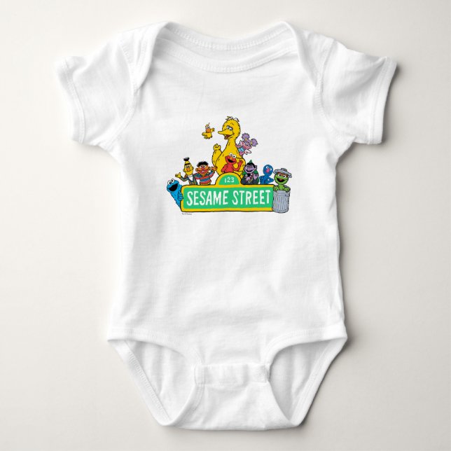 Sesame Street | Hela gatunumnet runt T Shirt (Framsida)