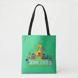 Sesame Street Hela gatunumnet runt Tygkasse