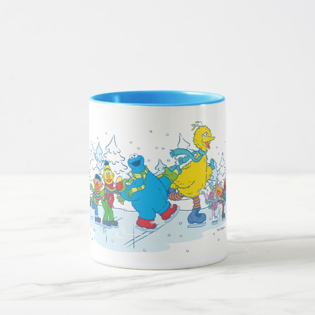 Sesame Street | Ice Sking Friends Mugg (Center)