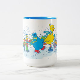 Sesame Street | Isdansande vänner Två-Tonad Mugg