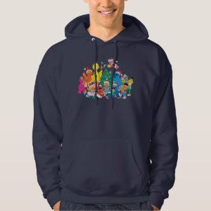 Sesame Street   Jul med hela gänget Hoodie
