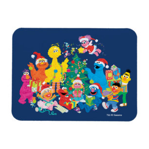 Sesame Street   Jul med hela gänget Magnet